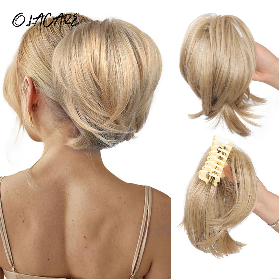 Claw Clip Messy Bun Hair Piece - Pezzo di capelli per chignon disordinato