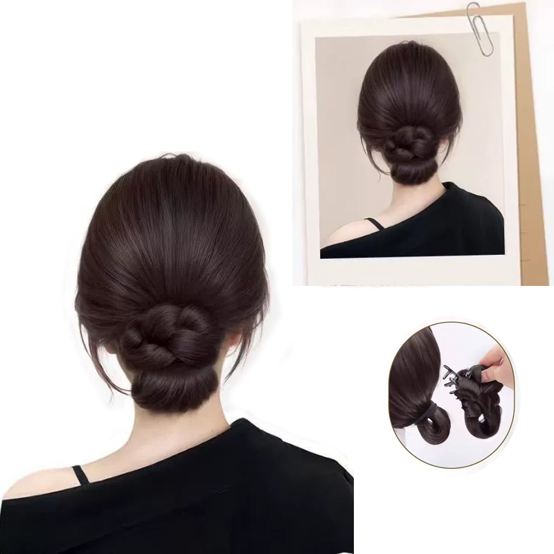 Accessori per capelli sintetic - Claw Clip Messy Bun Hair Piece recensione e prezzo