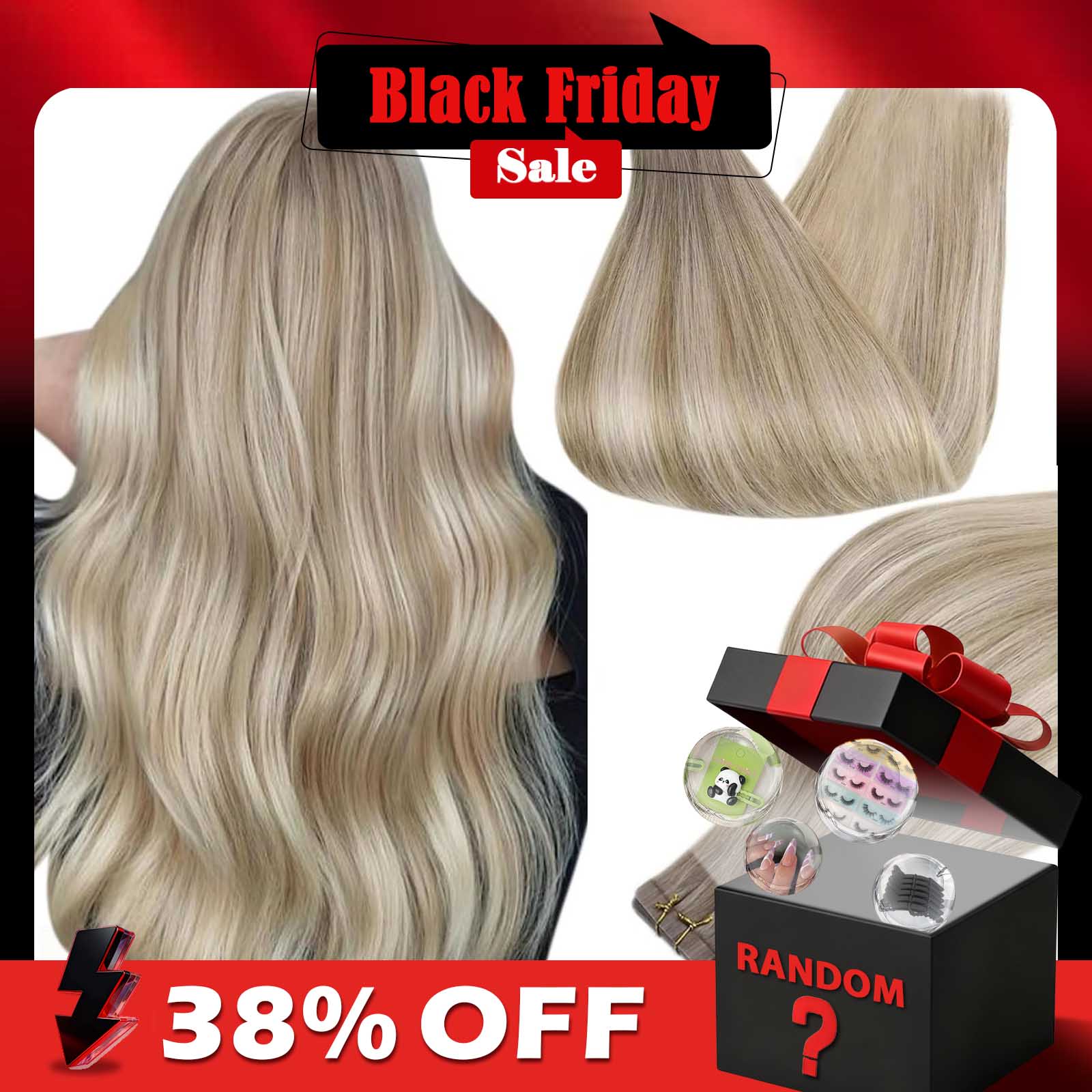 Nastro completamente lucido ne - Invisible Tape In Extensions Real Hair recensione e prezzo