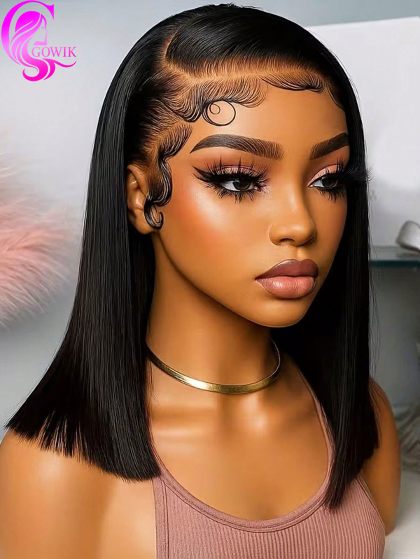 Parrucche Gowik con Frontale i - Pre Parted 13X4 Lace Front Bob Wig recensione e prezzo
