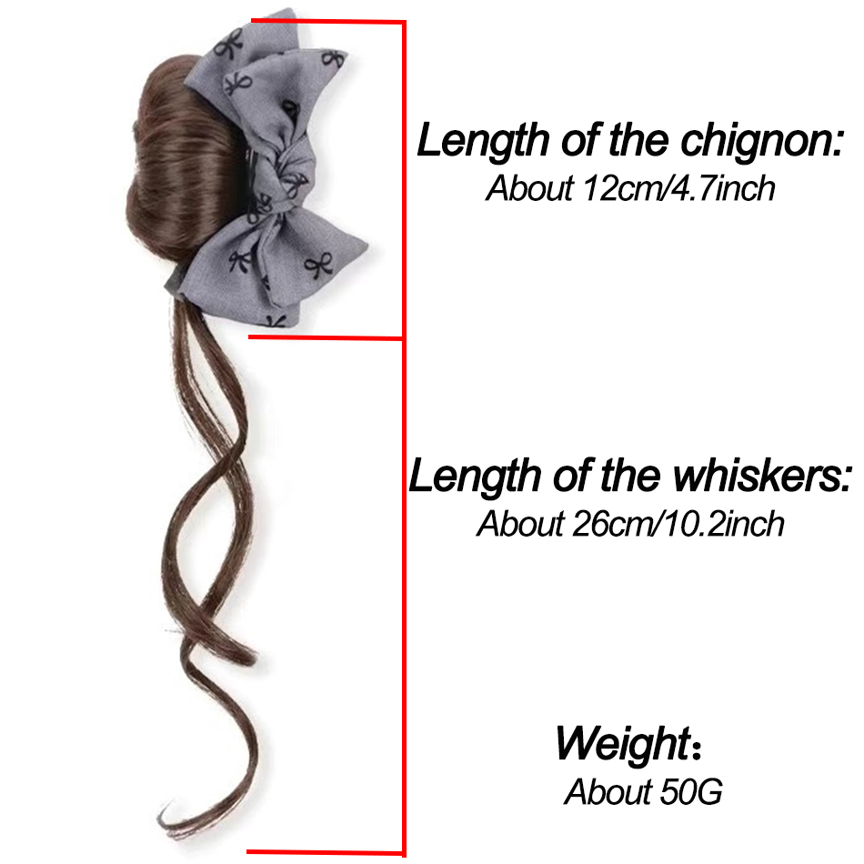 Estensione dei capelli sinteti - Claw Clip Messy Bun Hair Piece recensione e prezzo