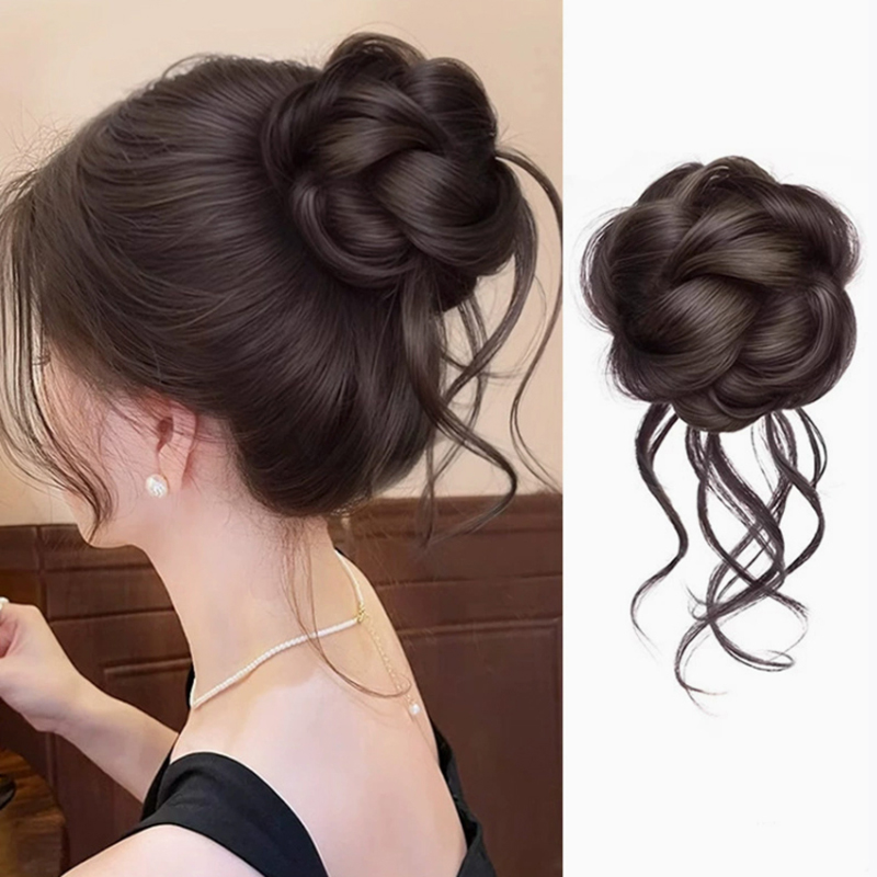 NUOVO Chignon Sintetico, Chign - Claw Clip Messy Bun Hair Piece recensione e prezzo