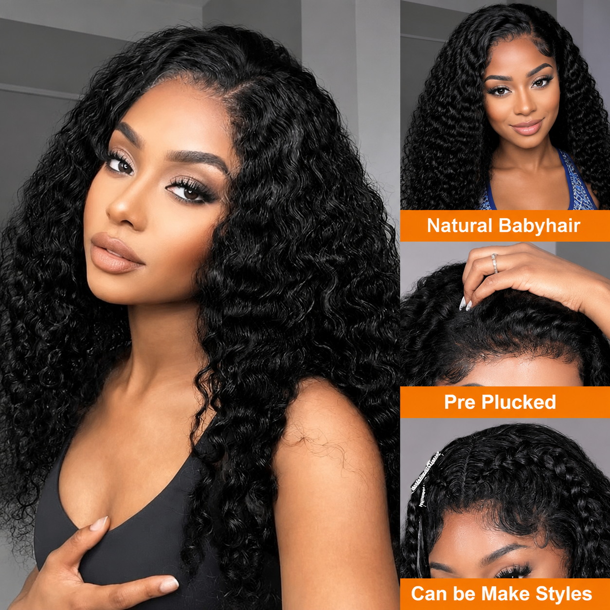 Parrucche ricce ultra aderenti - Hd Lace Frontal Wig Human Hair Pre Plucked recensione e prezzo