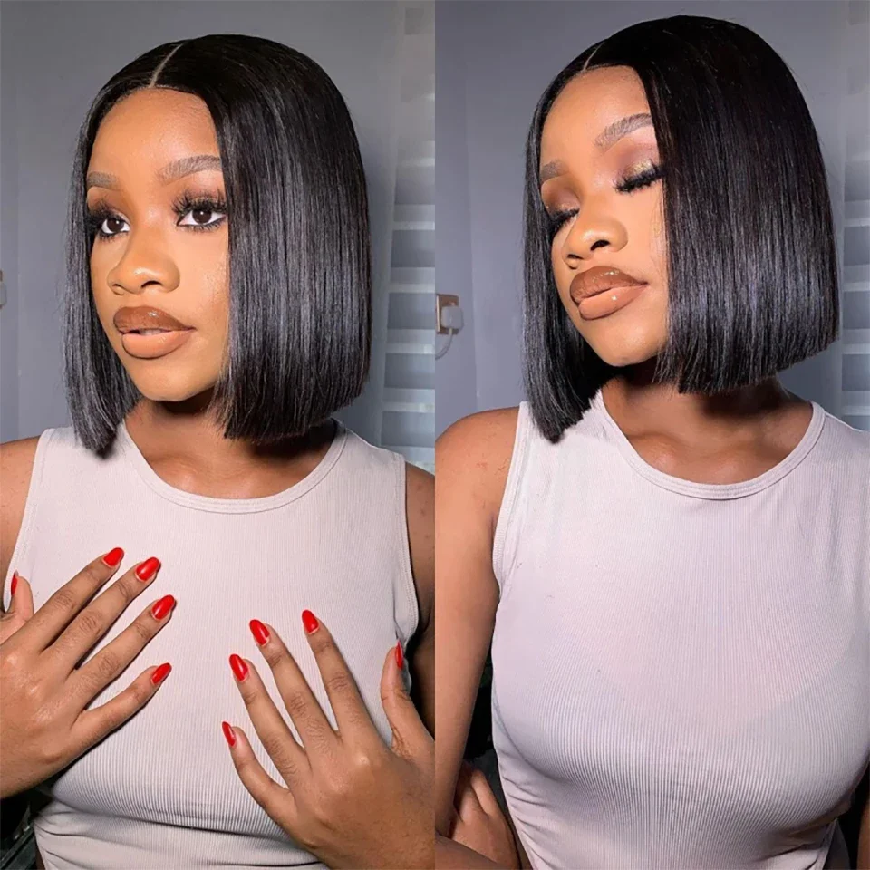 Parrucche Bob corte diritte Ca - Glueless Wear And Go Human Hair Wig recensione e prezzo
