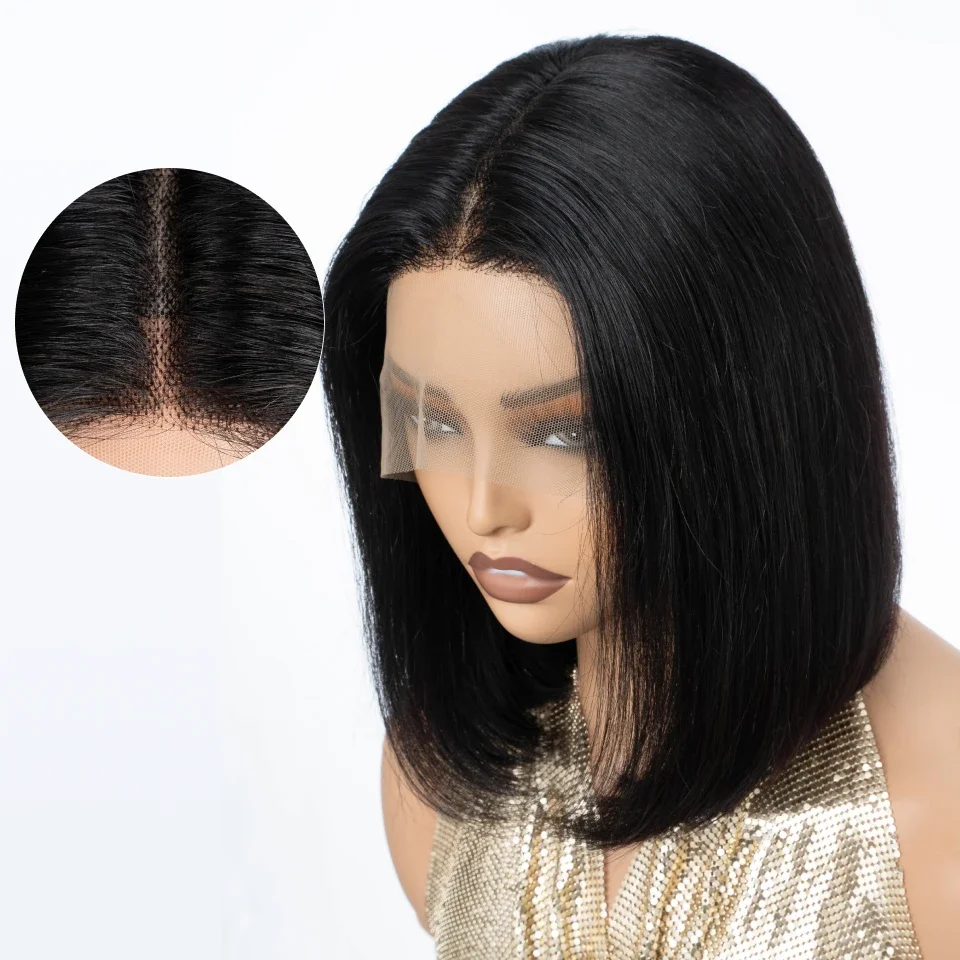 Parrucche Bob corte diritte Ca - Glueless Wear And Go Human Hair Wig recensione e prezzo