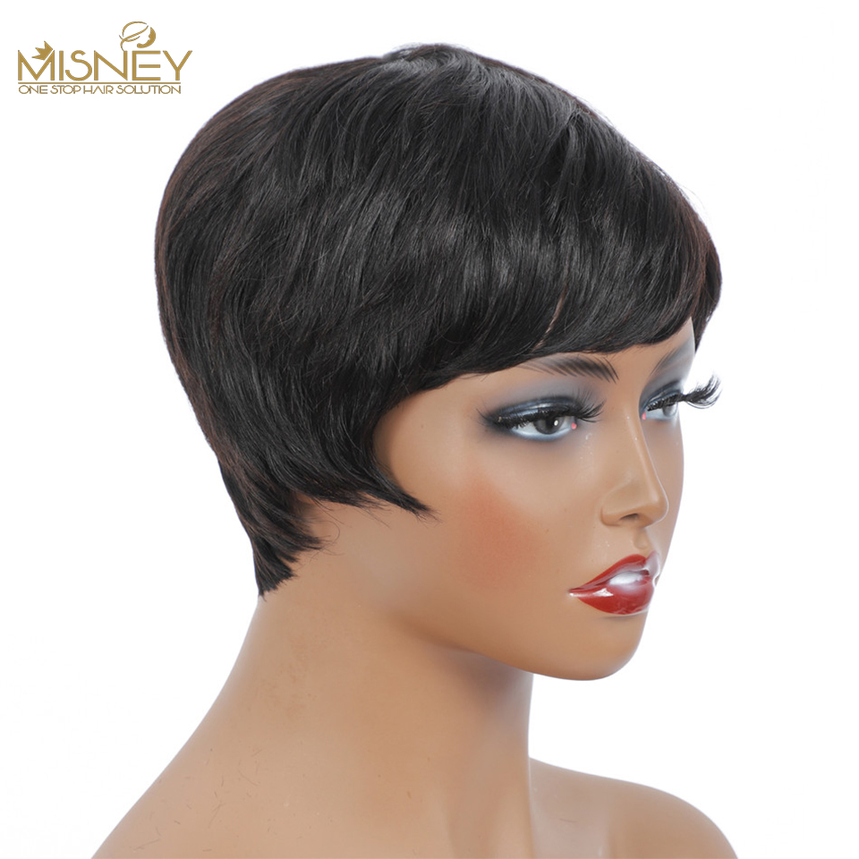 Parrucche corte per capelli um - Short Pixie Cut Wig Human Hair Cheap recensione e prezzo