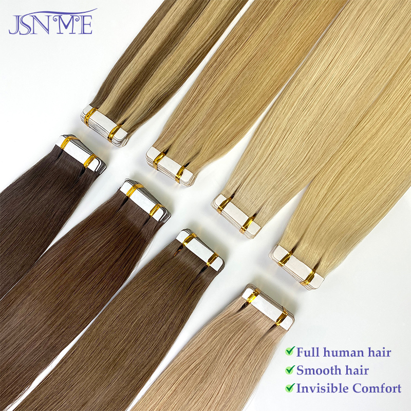 JSNME Extensioni per capelli c - Invisible Tape In Extensions Real Hair recensione e prezzo