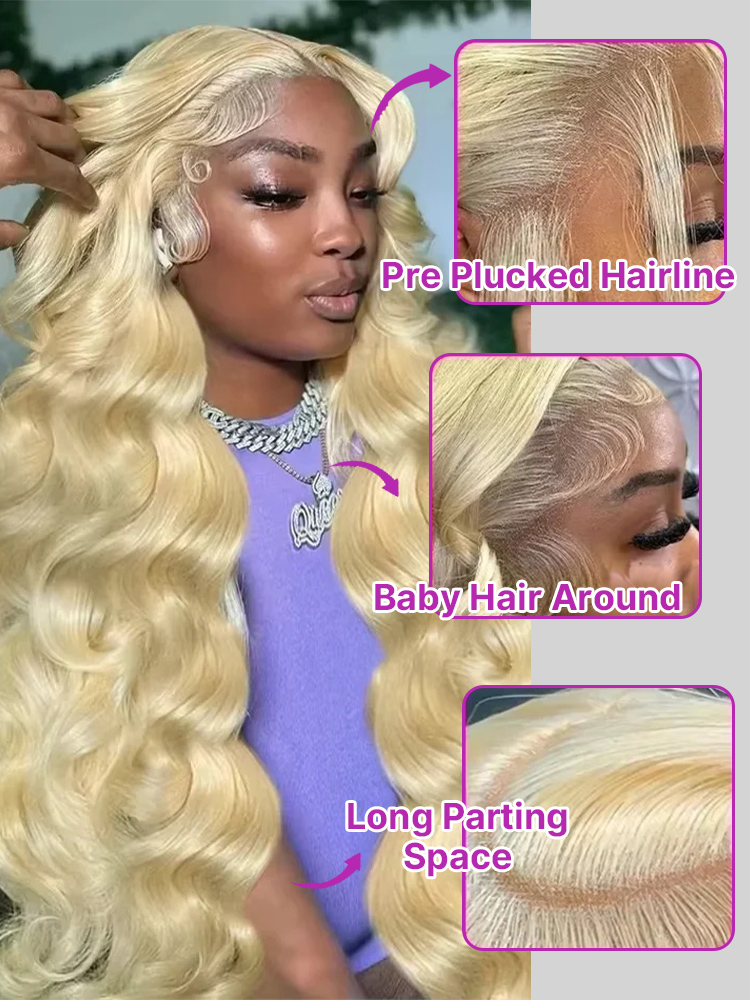 Parrucca in Capelli Umani Bion - 613 Blonde Body Wave Lace Front Wig recensione e prezzo