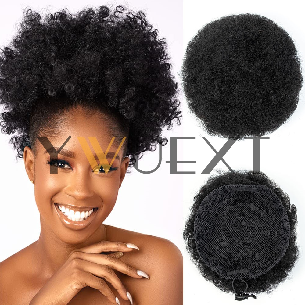 Coda di cavallo afro con couli - Drawstring Afro Curly Puff Ponytail recensione e prezzo
