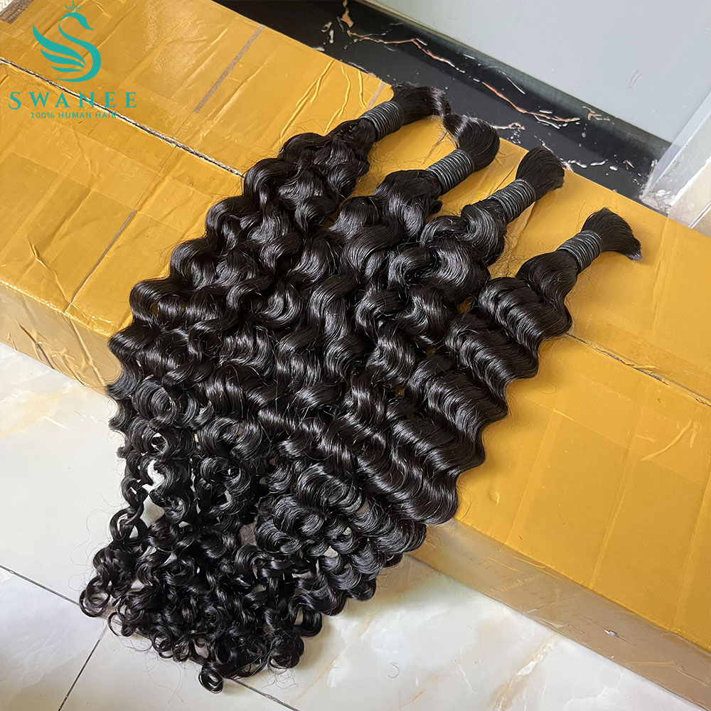 Capelli Umani 100% Naturali On - Water Wave Bulk Human Hair For Braiding recensione e prezzo