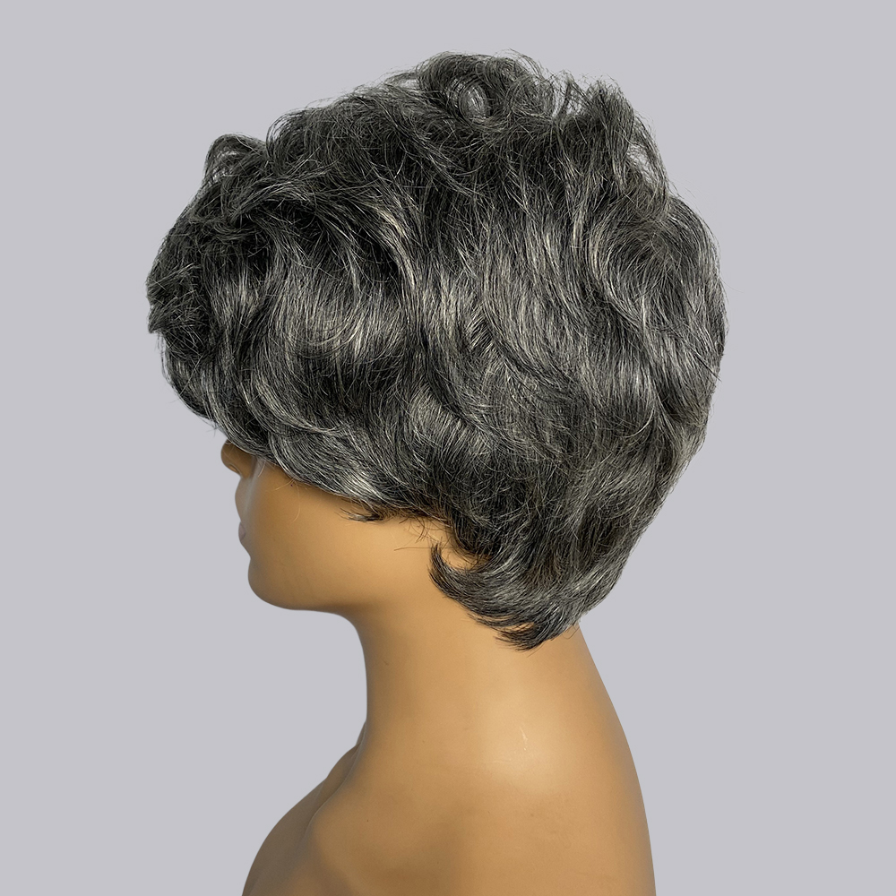 Parrucche per capelli umani co - Short Pixie Cut Wig Human Hair Cheap recensione e prezzo