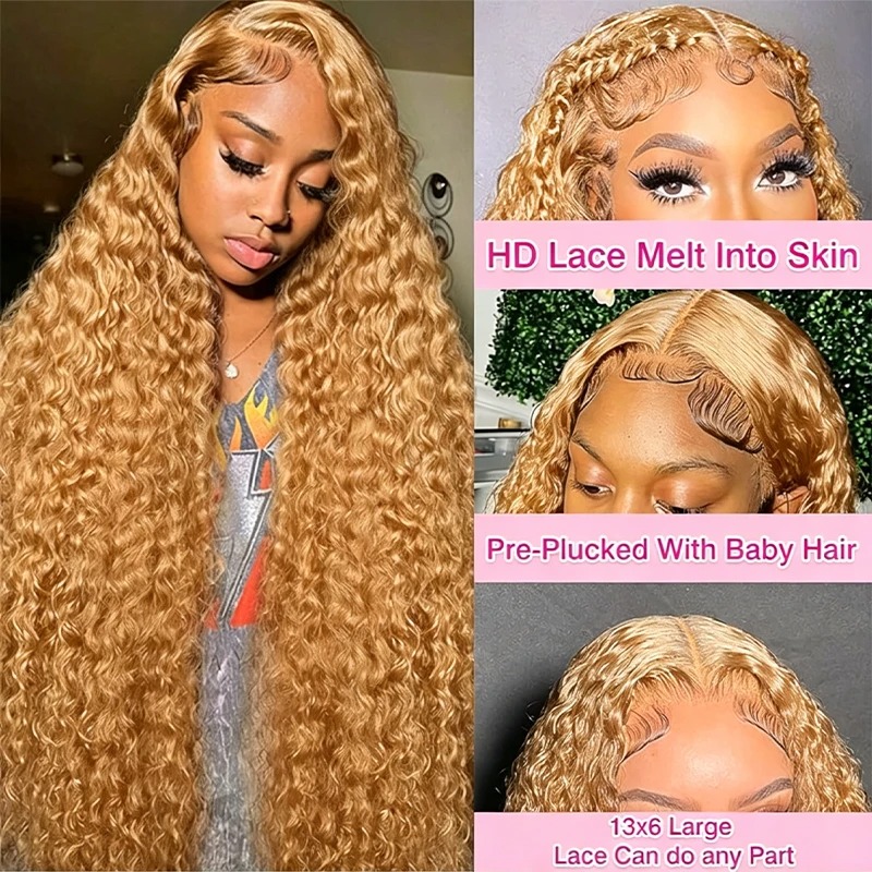 34 Parrucca bionda miele da 38 - Hd Lace Frontal Wig Human Hair Pre Plucked recensione e prezzo