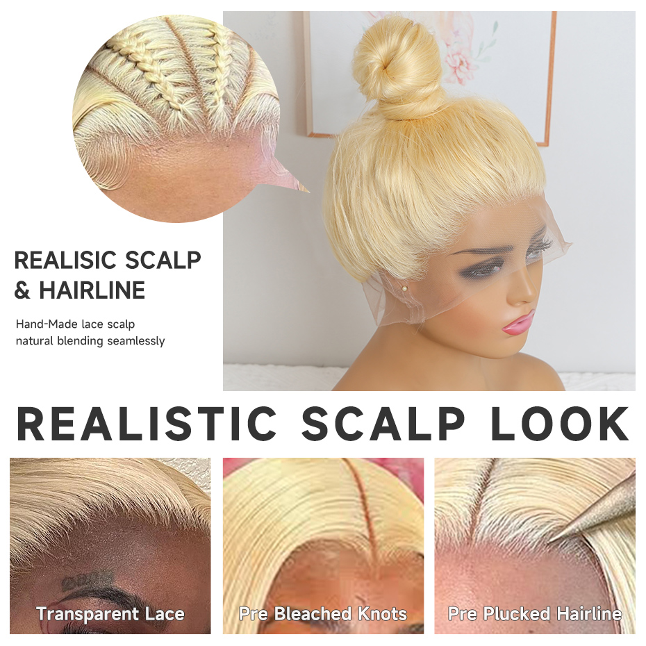 Parrucca in pizzo completo 360 - Hd Lace Frontal Wig Human Hair Pre Plucked recensione e prezzo
