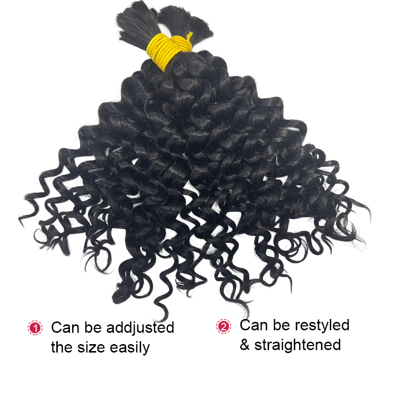 Capelli umani sfusi con onda d - Water Wave Bulk Human Hair For Braiding recensione e prezzo